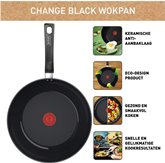 Tefal C47619 Change Black Wokpan - 28 cm  6