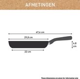 Tefal C47606 Change Black Keramische Koekenpan - 28 cm  4