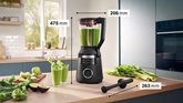 BOSCH MMB6654B Serie 6 VitaPower Blender - Zwart 2