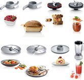 BOSCH MCM3501M MultiTalent 3 Food Processor - RVS / Zwart 20