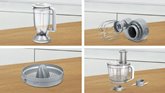 BOSCH MC812W620 MultiTalent 8 Food Processor - Wit 12