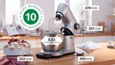 BOSCH MUM9BX5S22 Serie 8 OptiMum Keukenmachine met Weegschaal en Timer - Zilver 18