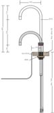 Quooker KCNRCHR Classic Nordic Round - Chroom - Losse Kraan 2