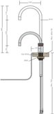 Quooker KCNRRVS Classic Nordic Round - RVS - Losse Kraan 2
