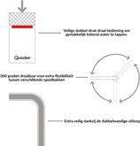 Quooker Fusion Square - messing platina 5