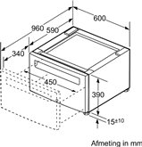 Siemens WZWP20W Verhoger voor Wasmachines met Uittrekbare Lade 10