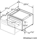 Siemens WZWP20W Verhoger voor Wasmachines met Uittrekbare Lade 11