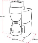Melitta AromaFresh Koffiezetapparaat - Filterkoffie 10