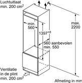 BOSCH KIF51AFE0 Serie 8 Inbouw Koelkast 2