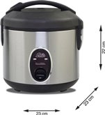 Solis 821 Compact Rice Cooker - Rijstkoker - Zilver 4