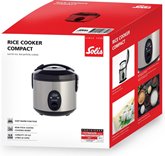 Solis 821 Compact Rice Cooker - Rijstkoker - Zilver 6
