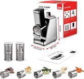 Solis 8401 Slice & More Multifunctionele Elektrische Groentesnijder - RVS  11