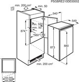 AEG TF5OS882DS 5000 OptiSpace Inbouw Koelkast 2