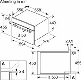 BOSCH CMA585GS1 Serie 6 Inbouwmagnetron met Hetelucht 8