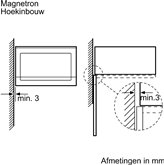 Siemens BE523LMB1 iQ300 Inbouw Magnetron - Zwart 3