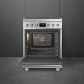 SMEG C6IMXM2 Classici Esthetisch Fornuis met Inductie Kookplaat - 60 x 60 cm - Zilvergrijs 3