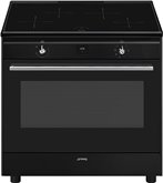 SMEG CX91IMBL Classici Esthetisch Fornuis met Inductie Kookplaat - 90 x 60 cm - Zwart 1