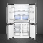 SMEG FQ60XDE Vrijstaande Amerikaanse Koelkast - Inox 2