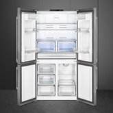 SMEG FQ60XE Vrijstaande Amerikaanse Koelkast - Inox 2