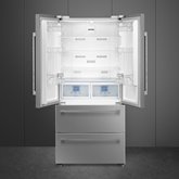 SMEG FQ55FXDE vrijstaande Koel-vriescombinatie - Inox 4