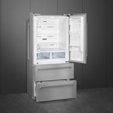 SMEG FQ55FXDE vrijstaande Koel-vriescombinatie - Inox 5