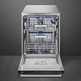 SMEG LVS345BQSTX Classici Esthetisch Vrijstaande Vaatwasser - RVS 4