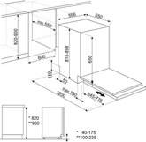 SMEG STL362DQ Universeel Esthetisch Inbouw Vaatwasser  2