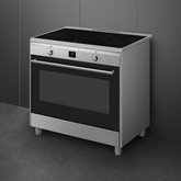SMEG CG90CIXT Classici Esthetisch Fornuis met Inductie Kookplaat - 90 x 60 cm 2