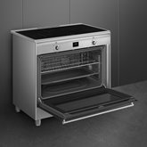 SMEG CG90CIXT Classici Esthetisch Fornuis met Inductie Kookplaat - 90 x 60 cm 3