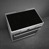 SMEG CG90CIXT Classici Esthetisch Fornuis met Inductie Kookplaat - 90 x 60 cm 6