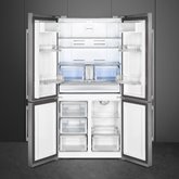 SMEG FQ60XDAIE Vrijstaande Amerikaanse Koelkast - Inox 3