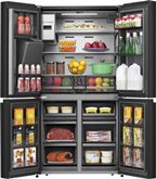 Hisense RQ760N4IFE Cross Door Amerikaanse Koelkast - Koel-vriescombinatie  8