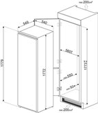 SMEG S8F174NE Universeel Esthetisch Inbouw Vriezer - Enkeldeurs 2