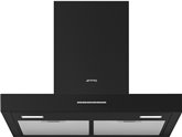 SMEG KBT600MB Universeel Esthetisch Wandkap - 60 cm - Mat Zwart 1