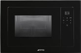 SMEG FMI120B3 Linea Esthetisch Inbouw Magnetron met Grill - Zwart  1