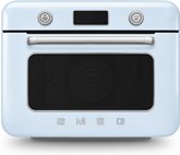 SMEG COF01PBEU Vrijstaande Combi Stoomoven 50's Style - Pastelblauw 1