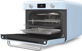 SMEG COF01PBEU Vrijstaande Combi Stoomoven 50's Style - Pastelblauw 6