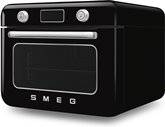 SMEG COF01BLEU Vrijstaande Combi Stoomoven 50's Style - Glanzend Zwart  2