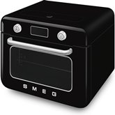 SMEG COF01BLEU Vrijstaande Combi Stoomoven 50's Style - Glanzend Zwart  4