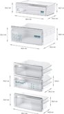 Siemens KI86NEDD0 iQ500 extraKlasse Inbouw Koel-vriescombinatie 16