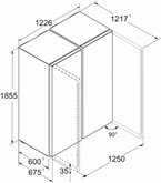 Liebherr XRFbd 5220-22 Prime Amerikaanse Koelkast 13
