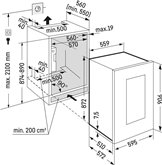 Liebherr EWTgb 1683 Vinidor Inbouwbare Wijnklimaatkast 2