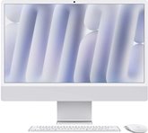 Apple iMac 24" Zilver (2024) - M4 chip 10 CPU/GPU 24GB RAM 512GB SSD 1