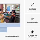 Apple iMac 24" Blauw (2024) - M4 chip, 10 CPU/GPU, 24GB/512GB SSD 6