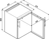 Liebherr FKUv 1660 Premium Onderbouw Koelkast  4