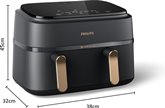 Philips NA352/04 3000 Serie Airfryer - Heteluchtfriteuse met 2 Manden 3