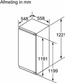 Siemens KI42LEDD1 iQ500 extraKlasse Inbouw Koelkast met Vriesvak 2
