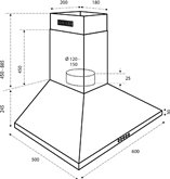 Inventum AKP6000RVS Afzuigkap - 60 cm - RVS 2