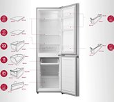 Inventum KV1500S Koel-vriescombinatie 14