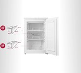 Inventum VR550 Tafelmodel Vriezer 9